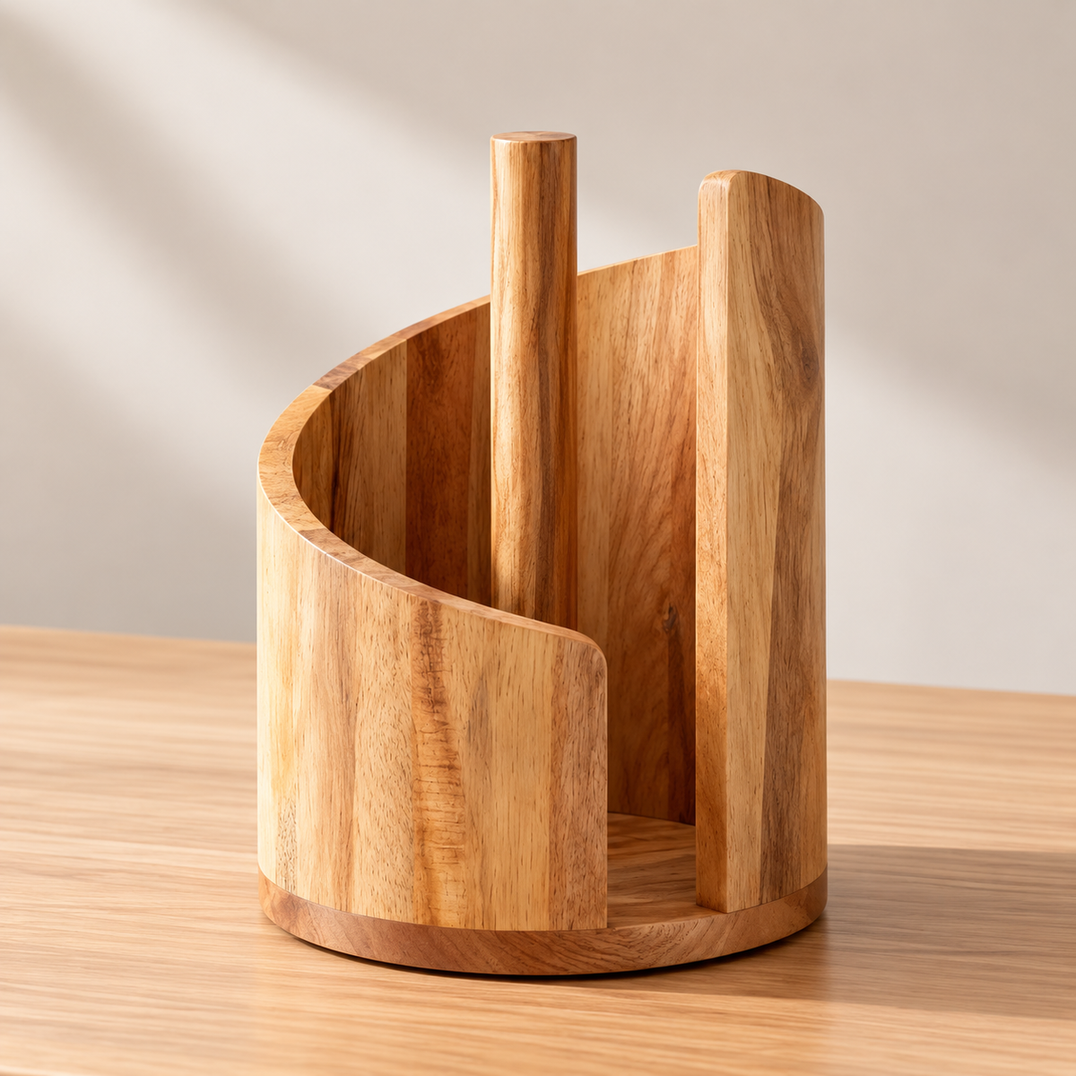 Wooden Tissue Roll Holder