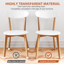 Noise free Transparent Chair Leg Floor Protectors