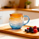 Premium Ocean Wave Glass Mug
