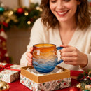 Premium Ocean Wave Glass Mug