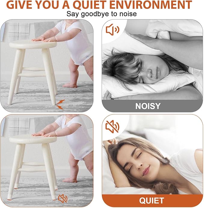 Noise free Transparent Chair Leg Floor Protectors