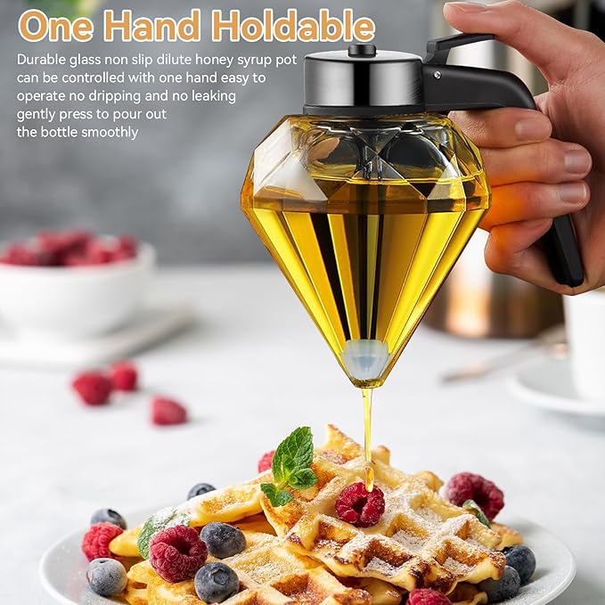 Diamond Shape Oil & Honey Dispenser