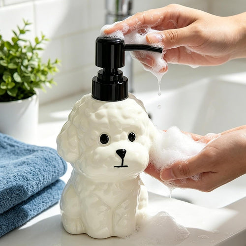 Cute Puppy Soap Dispenser