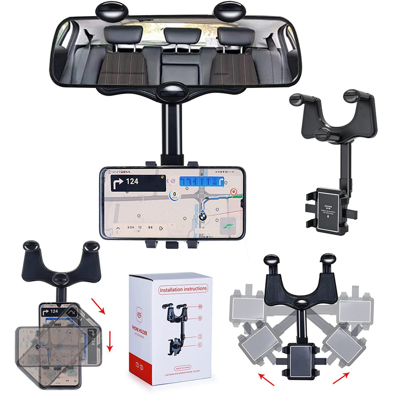 360°Rotatable and Retractable Car Phone Holder