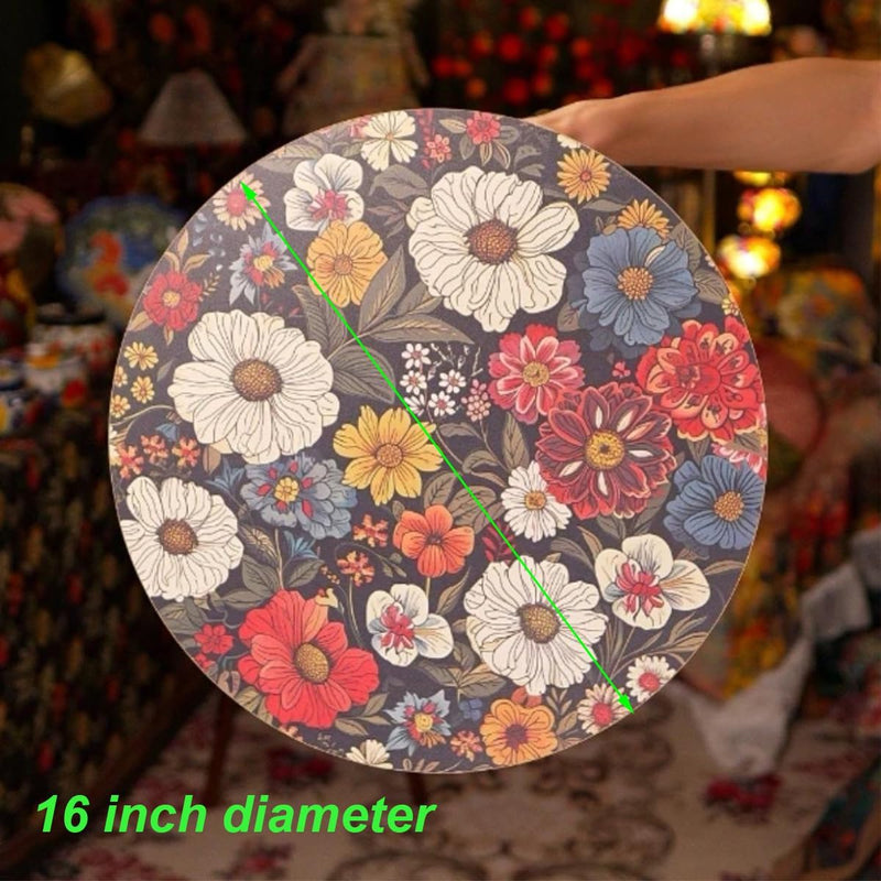 Floral print table