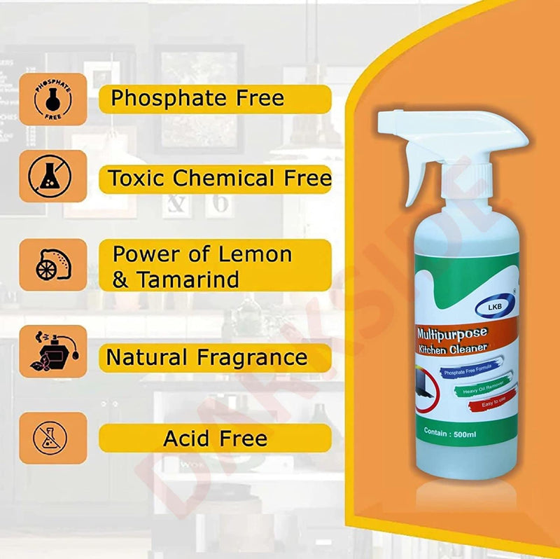 Kitchen Cleaner Spray Oil & Grease Stain Remover