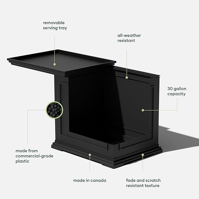 2-in-1 Garden Storage & Serving Table