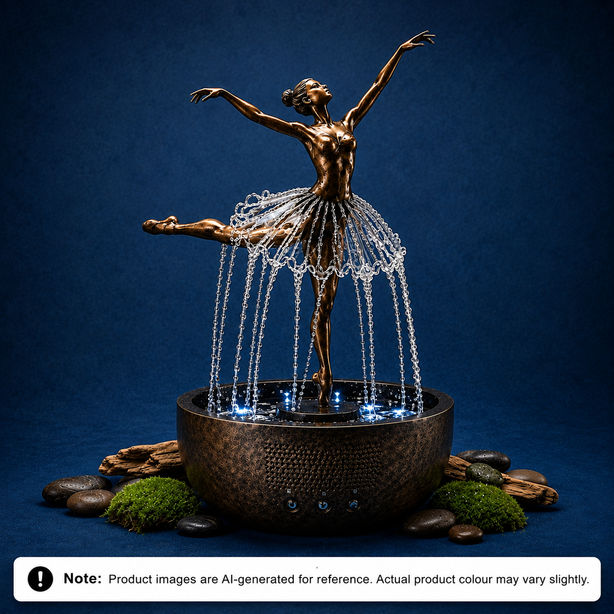 Beautiful Ballerina Tabletop Fountain