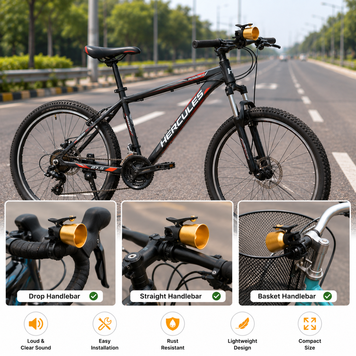 Premium Metal Bicycle Ring Bell