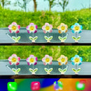 Mini Colorful Flower Car Decor