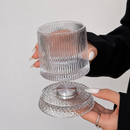 Premium Striped Design Drink Glass