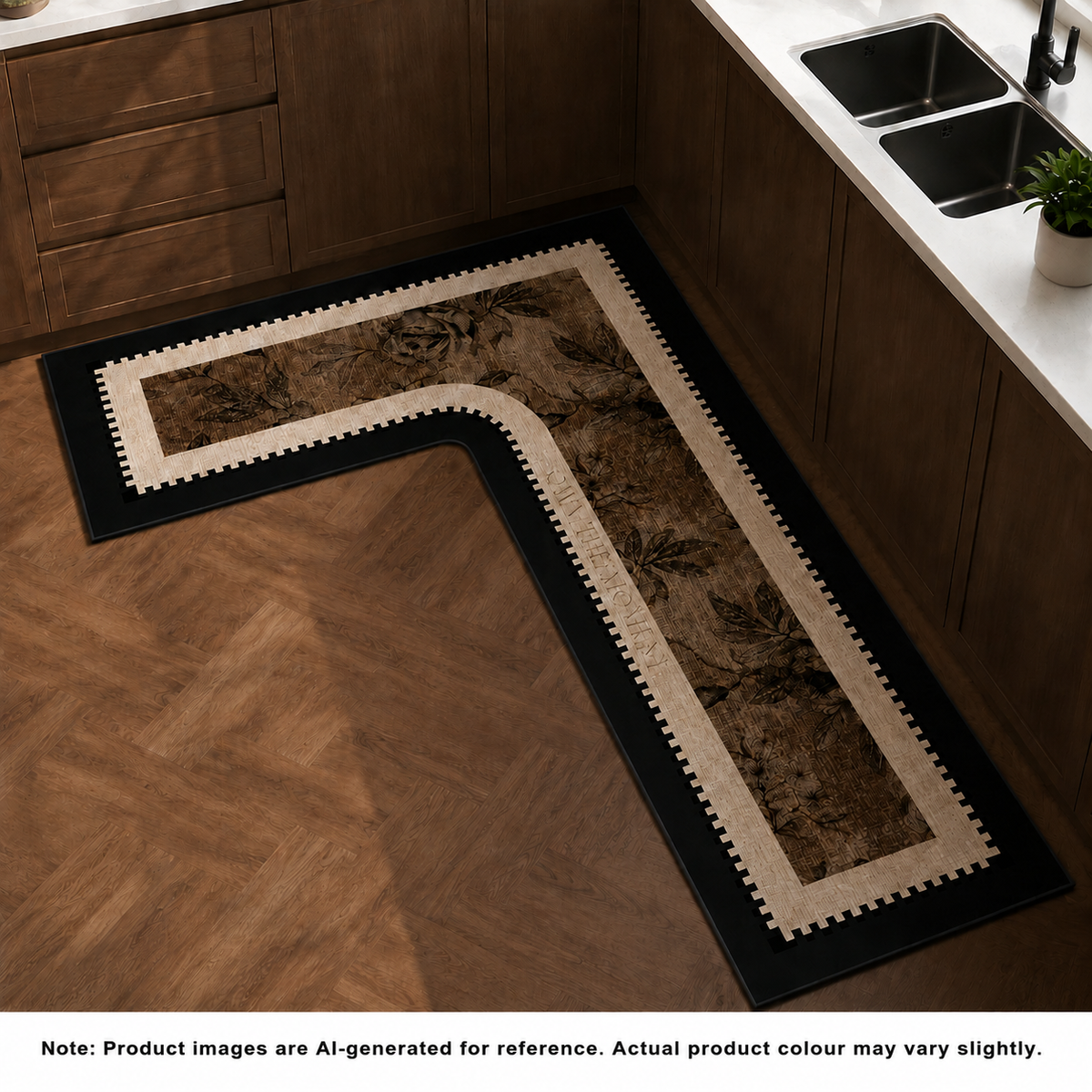 EasyClean L Shape Kitchen Mat