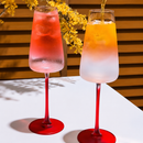 Luxury Red Champagne Glass