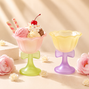 Pastel Color Flower Dessert Cup
