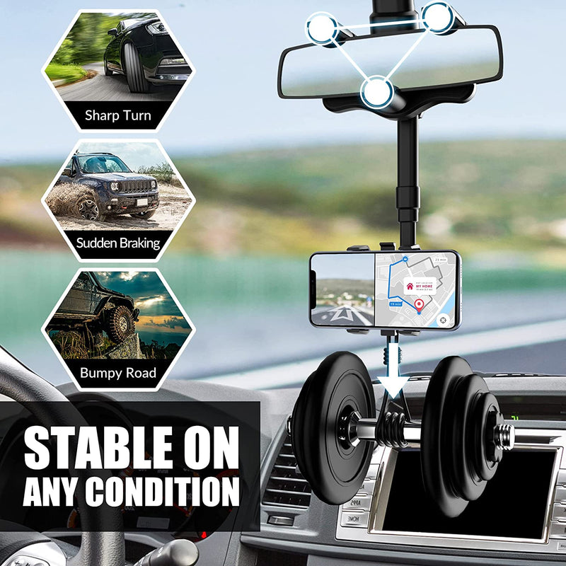 360°Rotatable and Retractable Car Phone Holder
