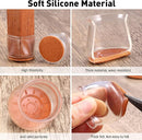 Noise free Transparent Chair Leg Floor Protectors