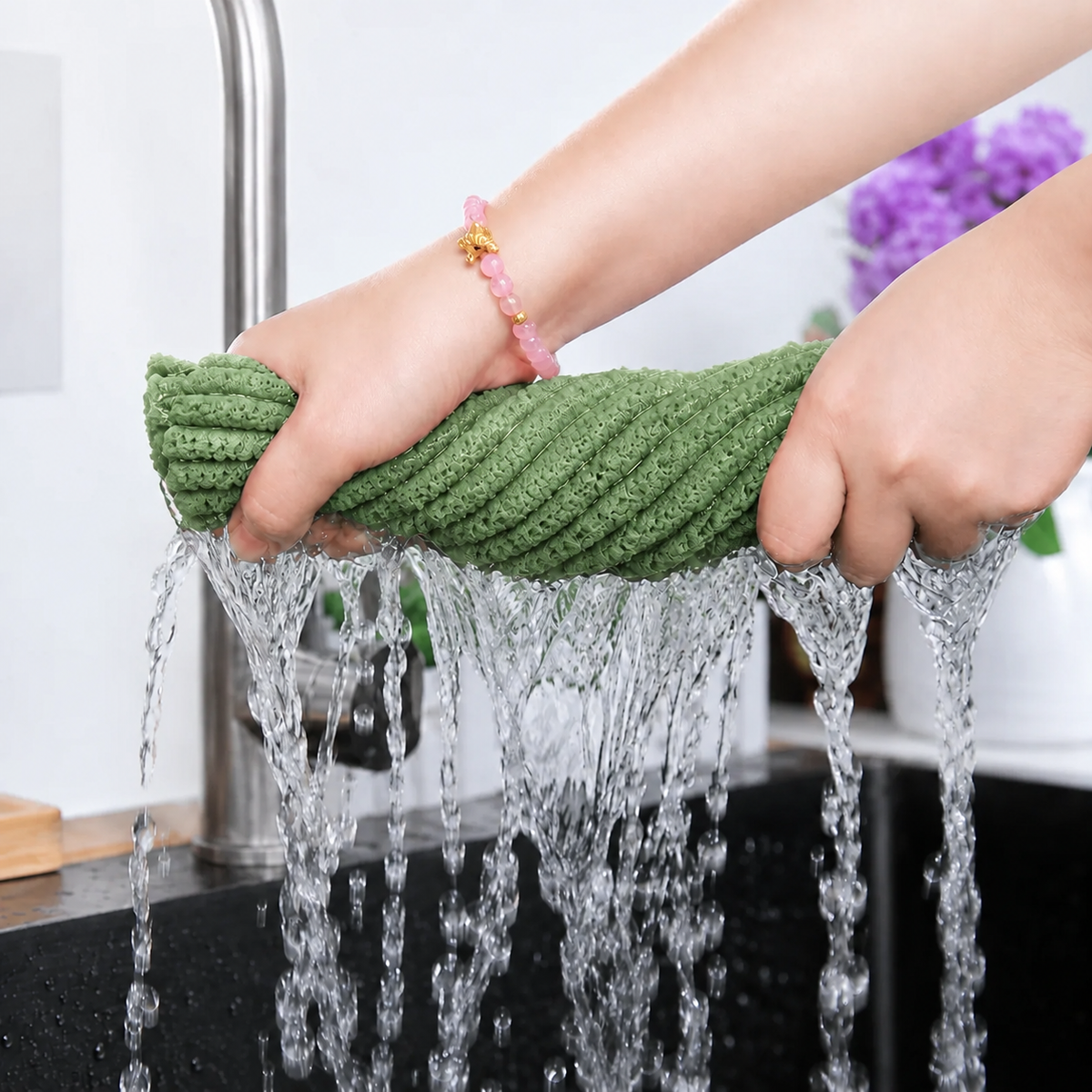 Reusable Kitchen Cleaning Cloth Roll