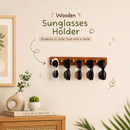 Woden Wall-mounted Glasses Holder