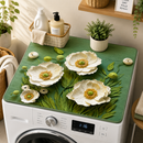 Premium Floral Washing Machine Cover