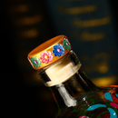 Artistic Skull Design Glass Bottle