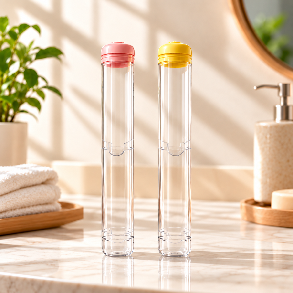 Transparent Toothbrush Storage Case