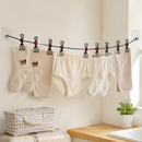Portable Travel Clothesline with Clips
