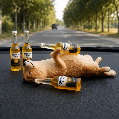 Drunk Dog Dashboard Showpiece