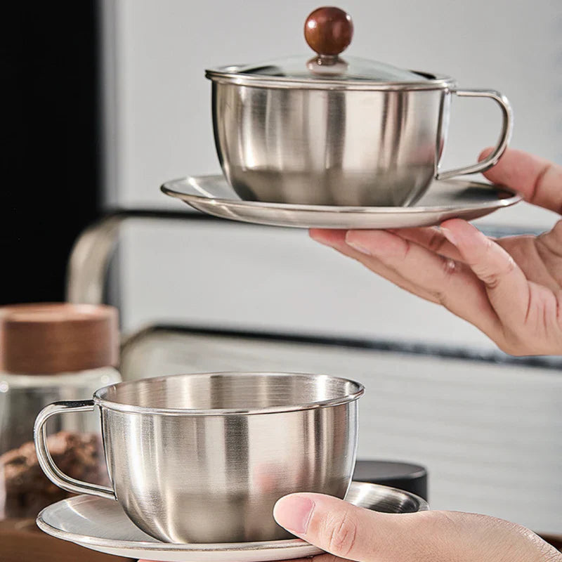 Premium Cup Set with Lid