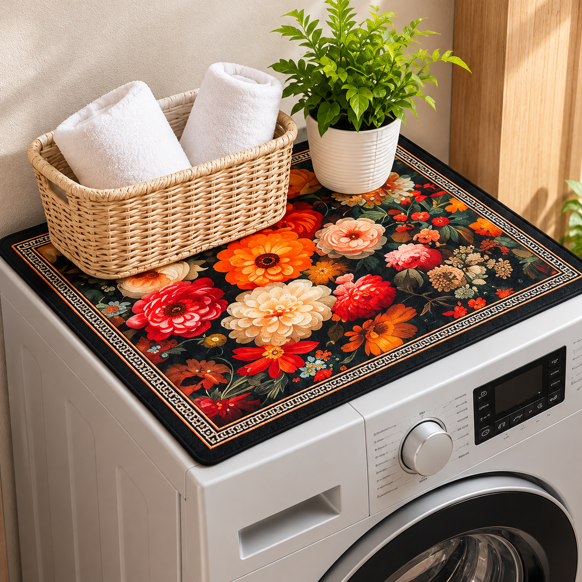 Premium Waterproof Floral Machine Cover