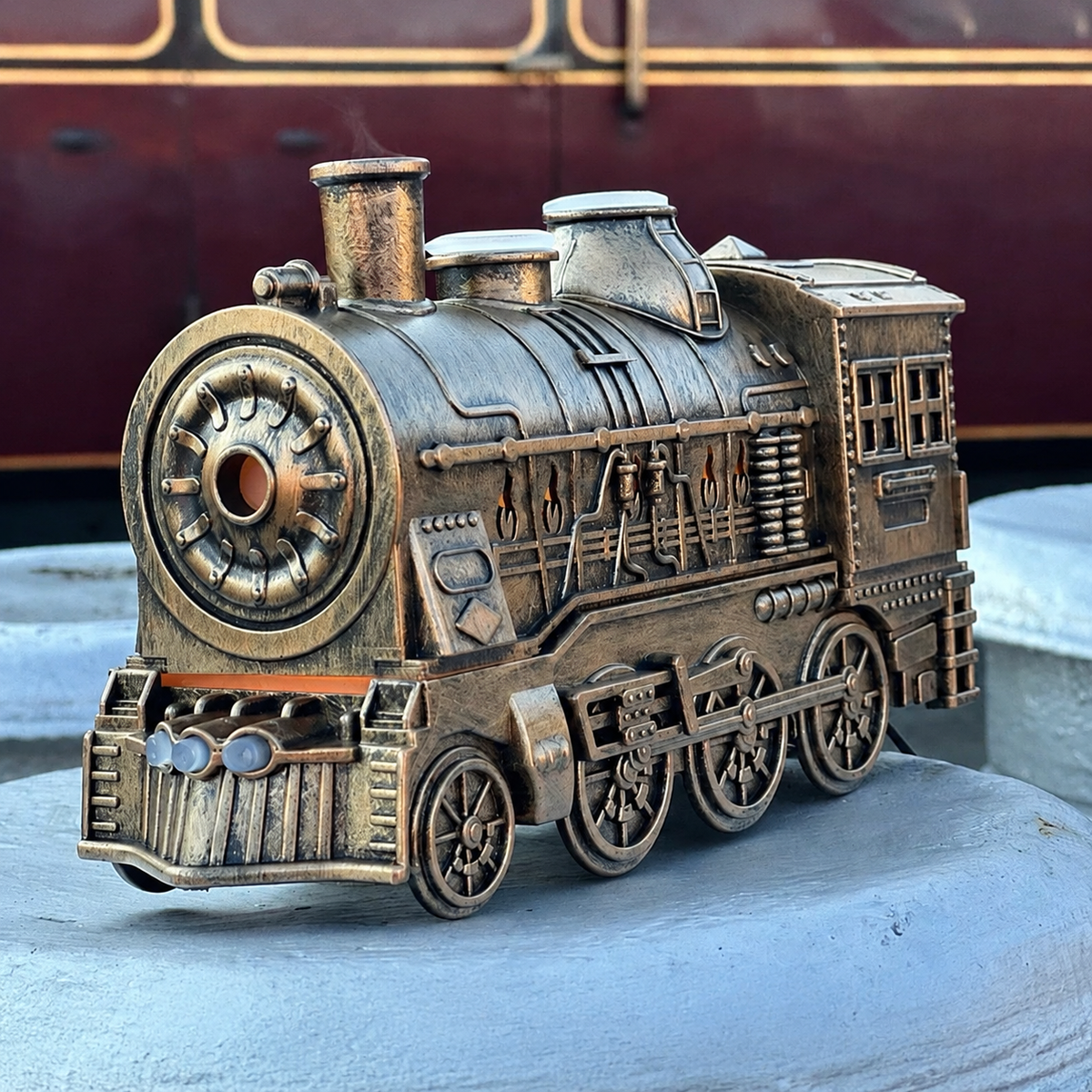 Premium Vintage Train Mist Humidifier
