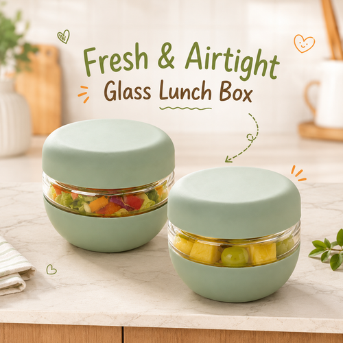 Fresh & Airtight Glass Lunch Box