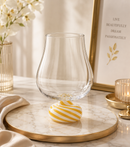 Crystal Glow Swirl Candy Glass
