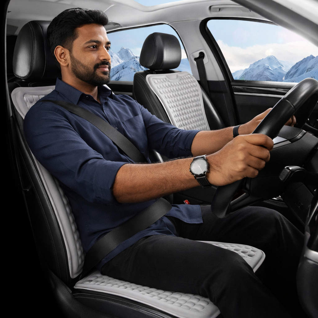 Honeycomb Cooling Car Seat Pad