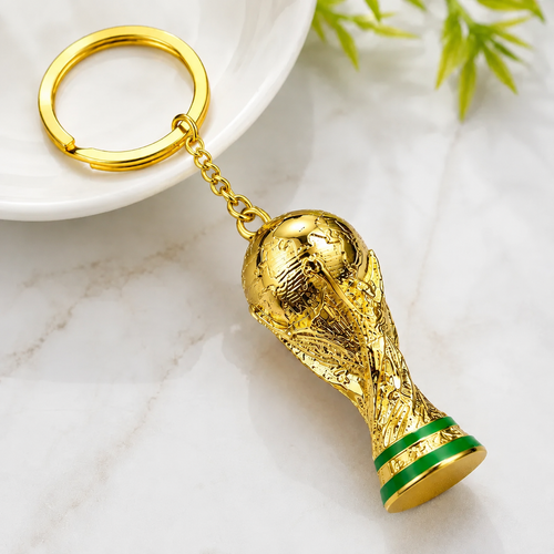 Football World Cup Trophy Keychain