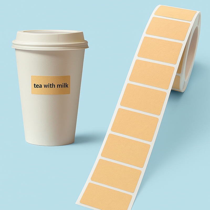 Multi-Purpose Writable Kraft Label