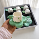 Premium Floral Design Cup Set