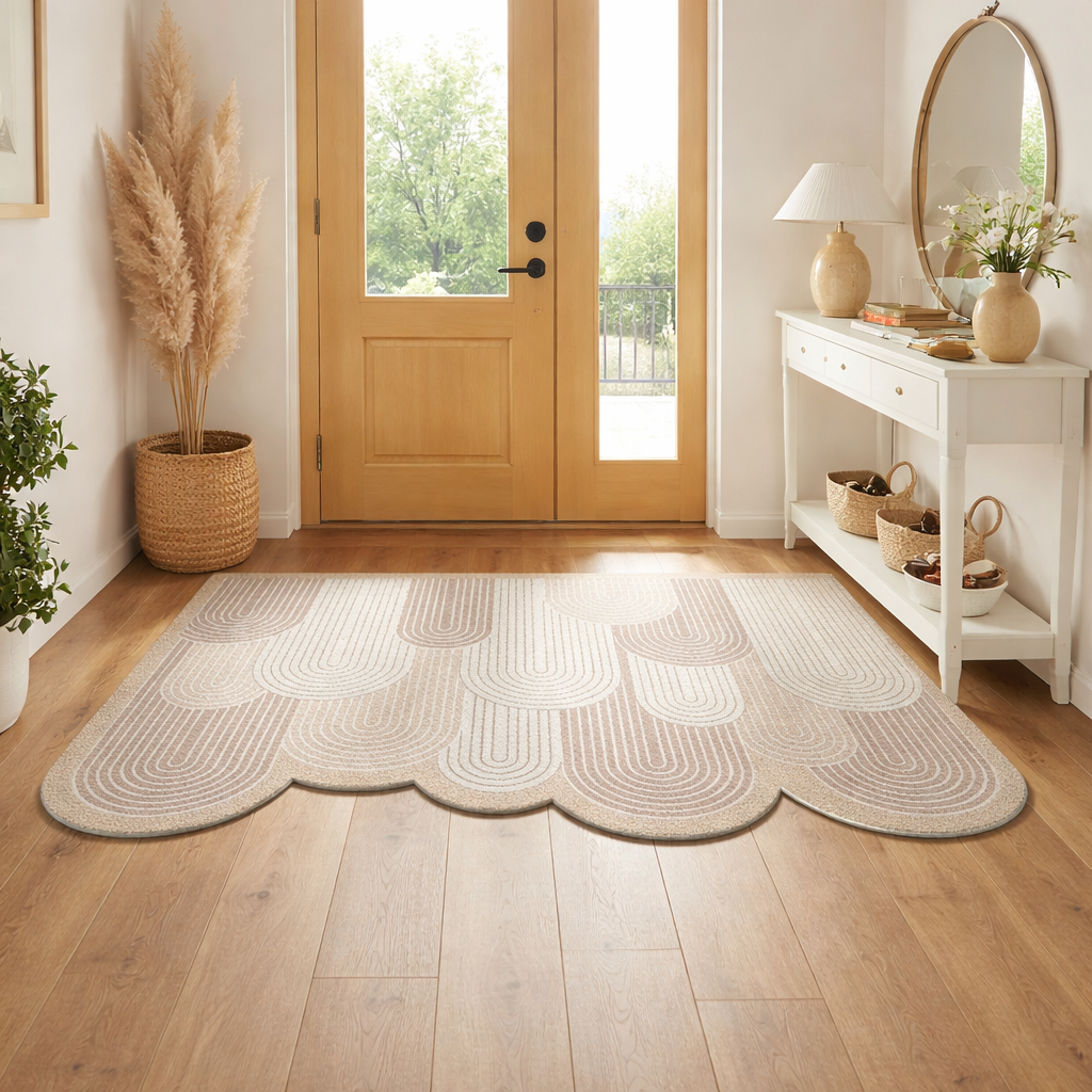 Aesthetic Wave Loop Door Mat