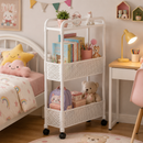 MultiLayer Rolling Home Storage Cart