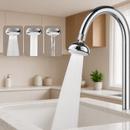 Dual 360° Splash-Free Tap Extender