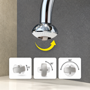 Dual 360° Splash-Free Tap Extender