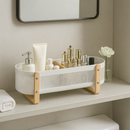 Wooden Handle Storage Basket
