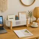Wooden Handle Storage Basket