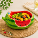 Watermelon Ceramic Fruit Bowl With Fork