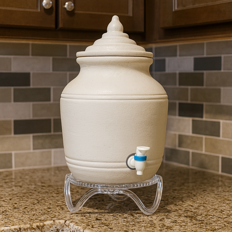 Crystal Curve Pot Base Stand