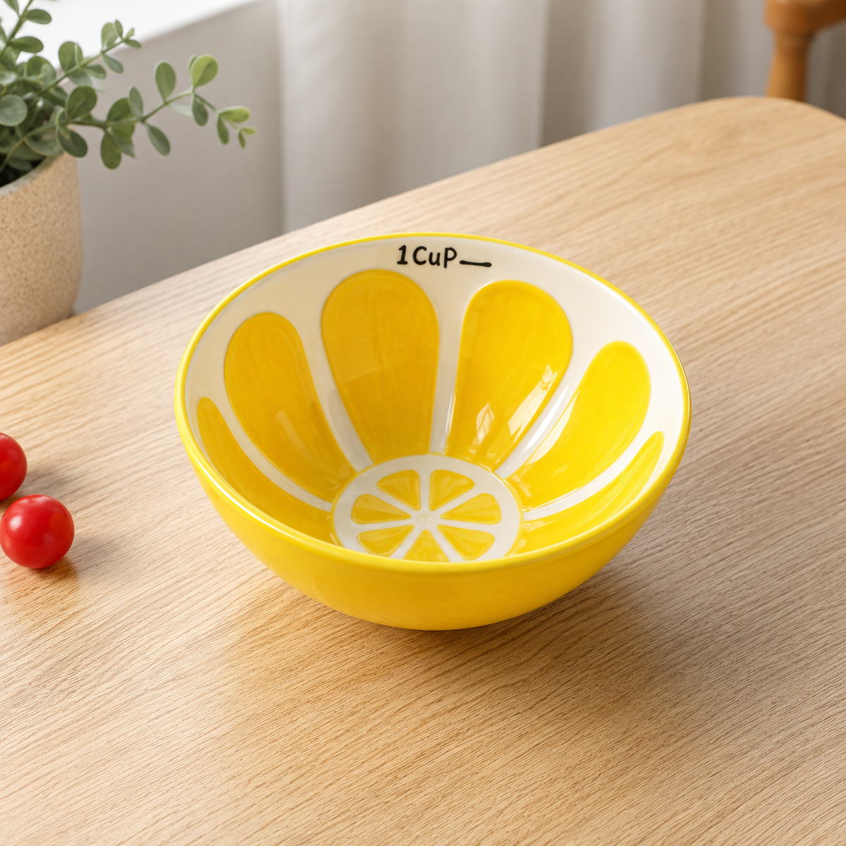 Colorful Fruit Design Serving Bowls