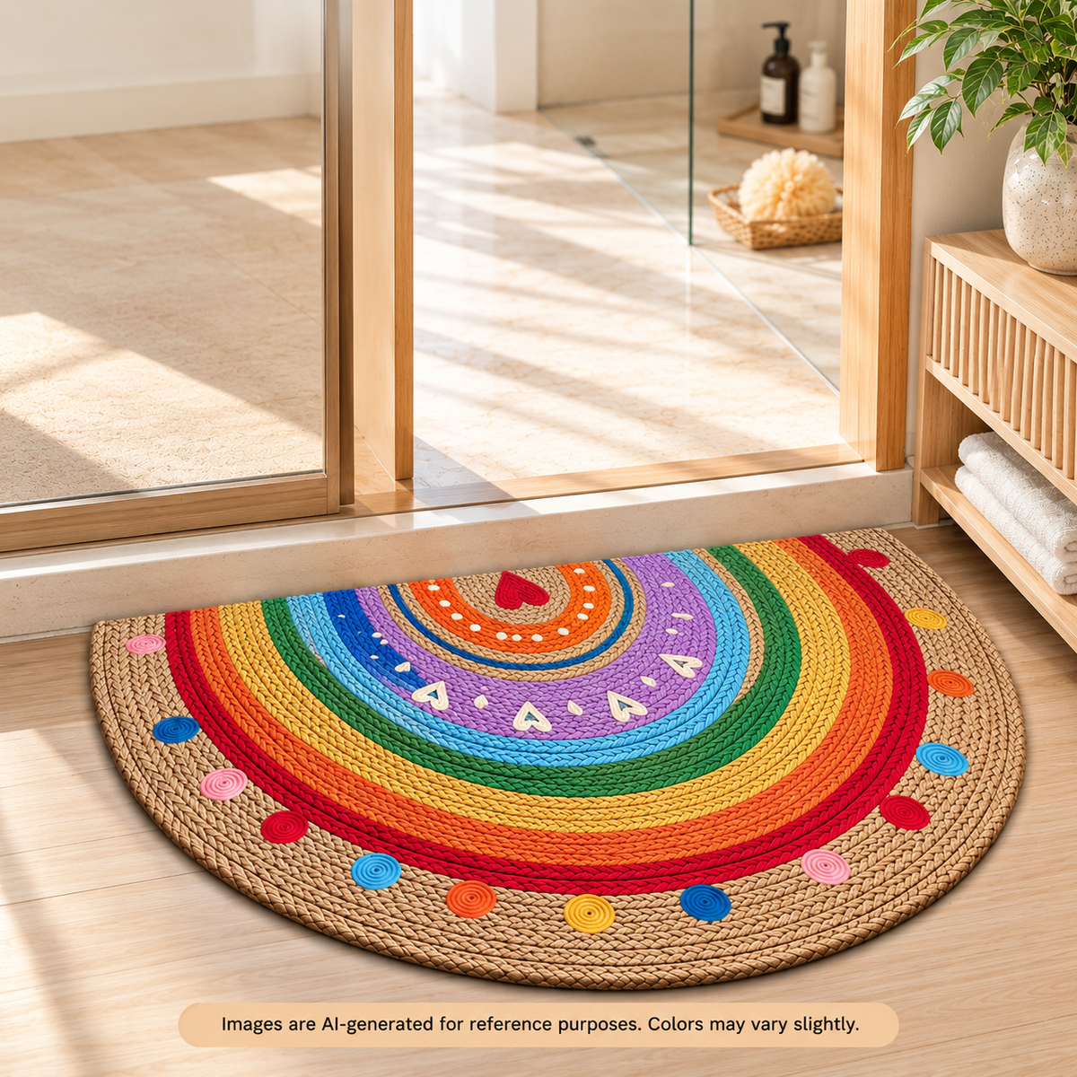 Colour Pop Rainbow Door Mat