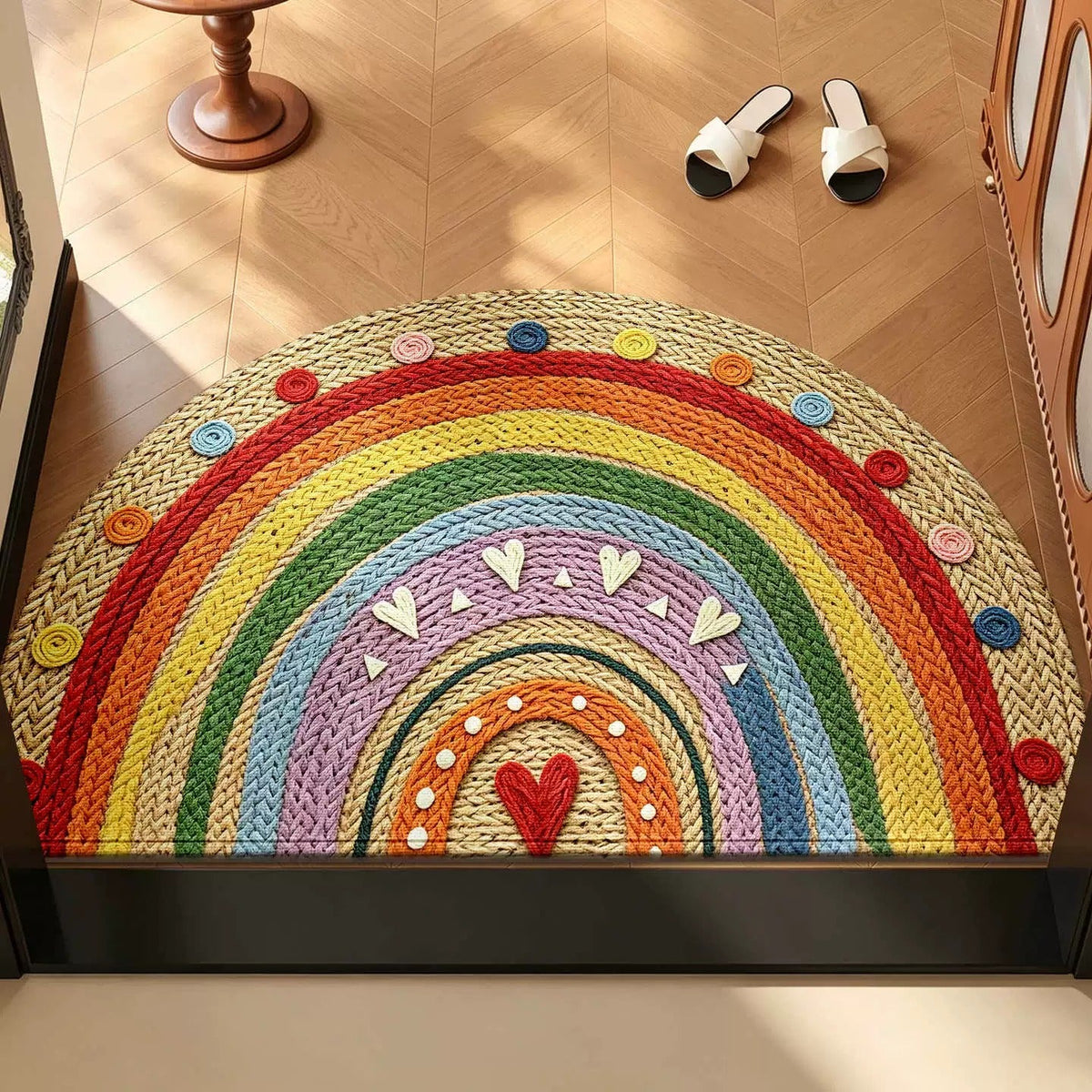 Colour Pop Rainbow Door Mat