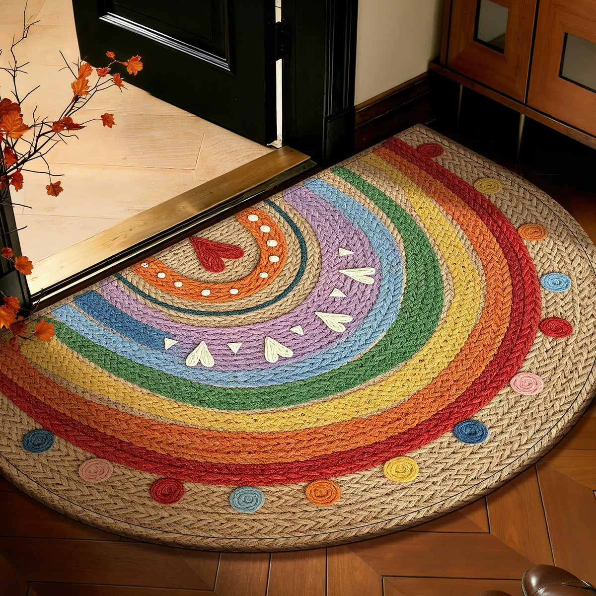 Colour Pop Rainbow Door Mat