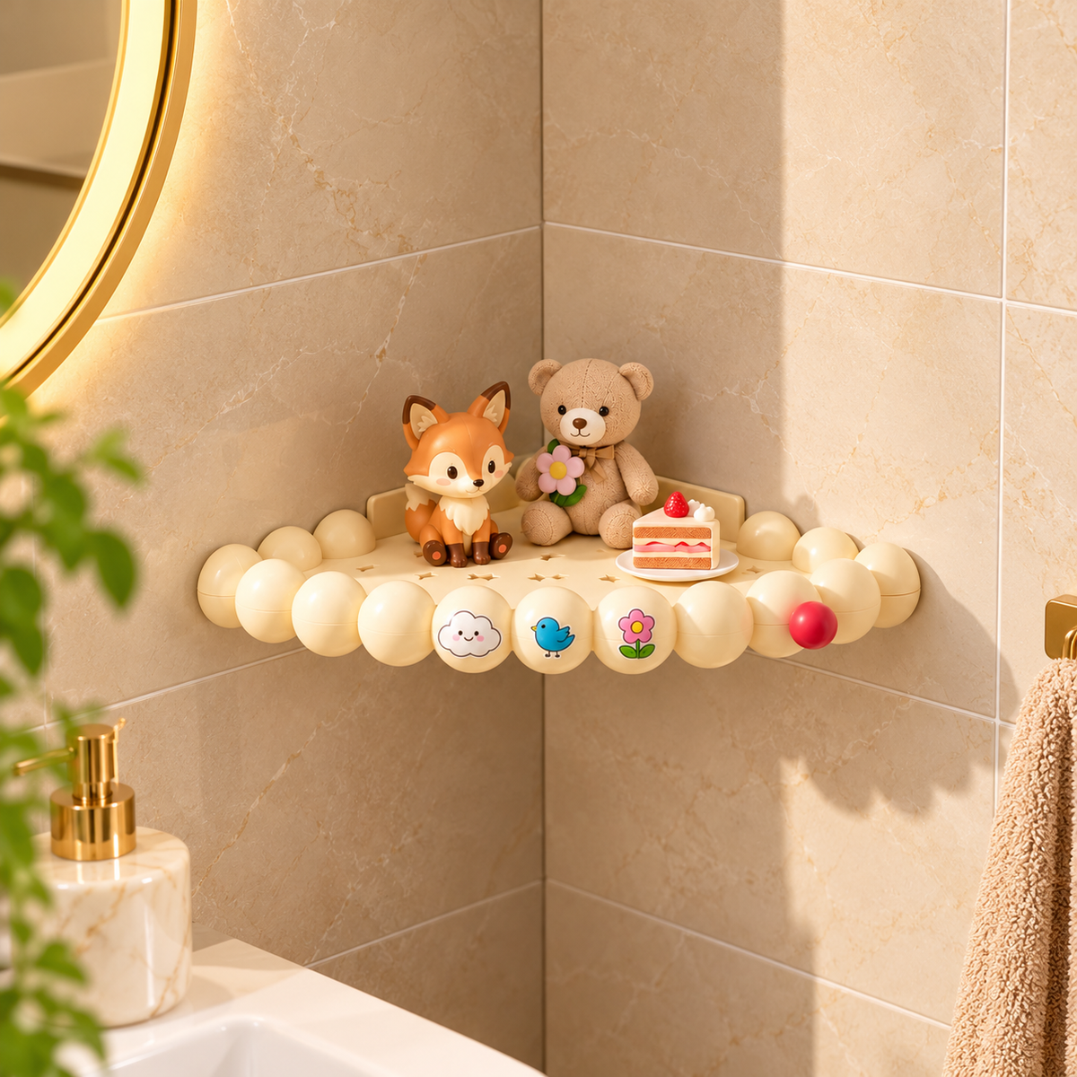 Cute Wall-Mounted Storage Organizer