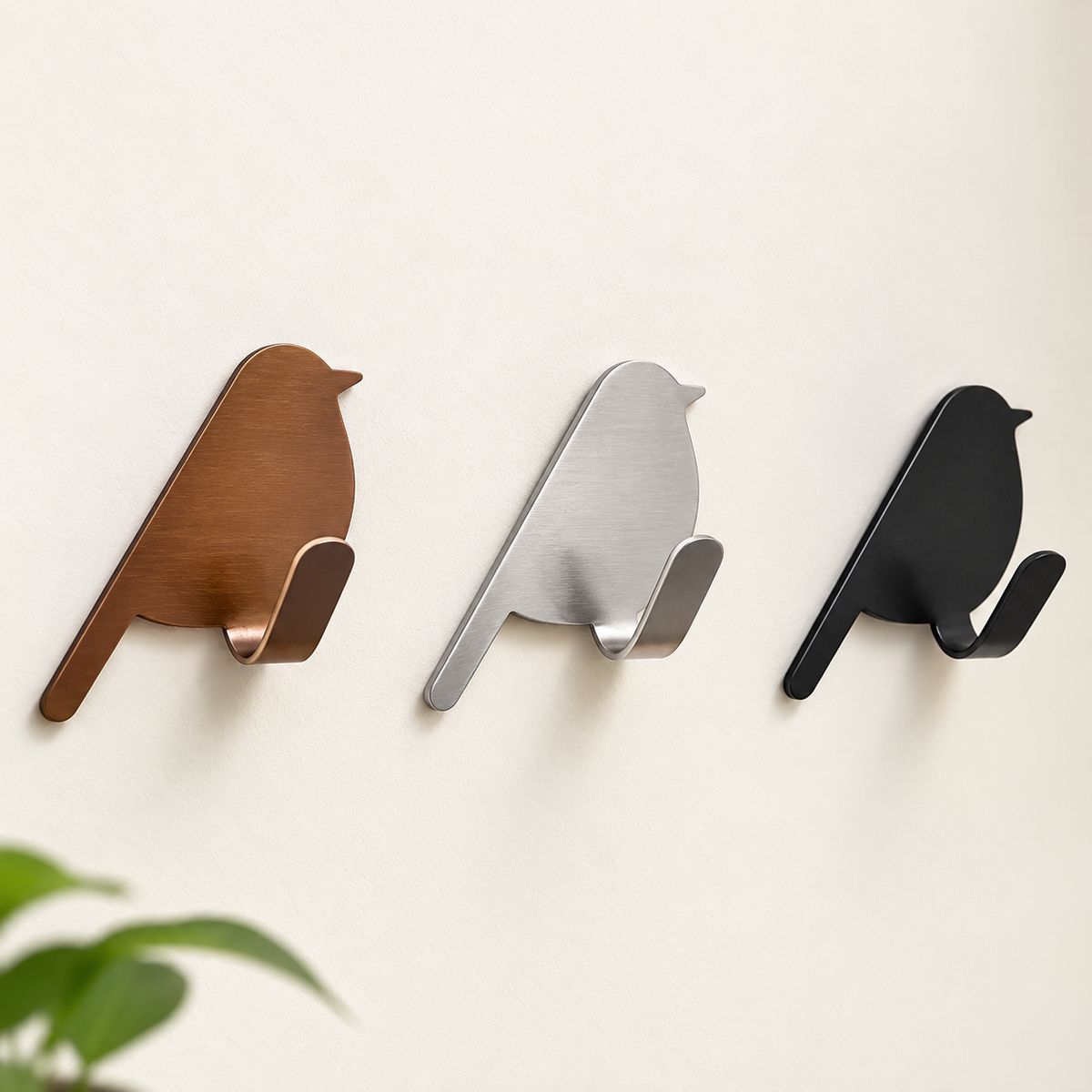 Cute Bird Design Wall Hook